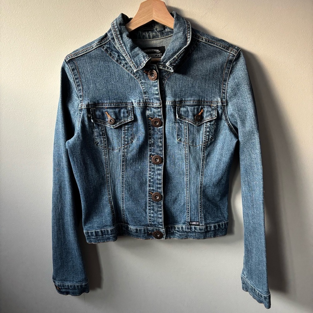 Y2K Squeeze Blue Jean Jacket